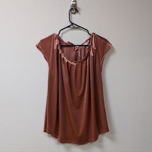 NWT Lauren Conrad Shirt Pink Size: L